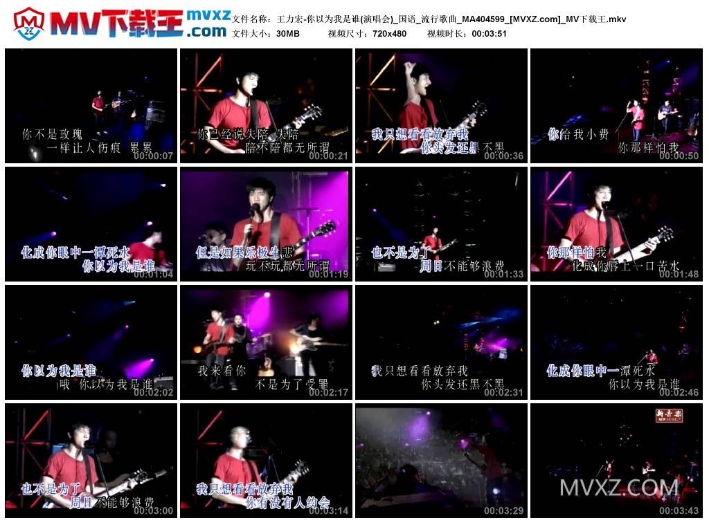 王力宏-你以为我是谁(演唱会)_国语_流行歌曲_MA404599